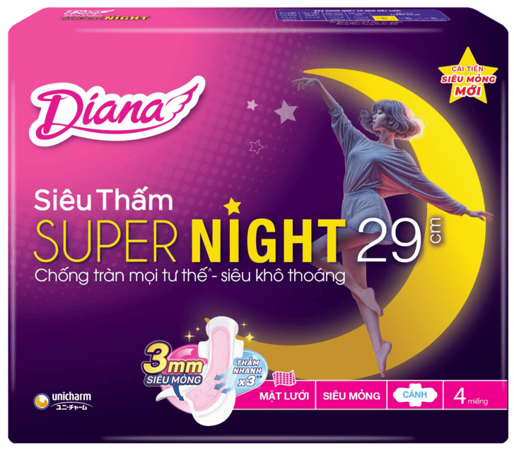 Diana Supernight Siêu Ban Đêm 29cm